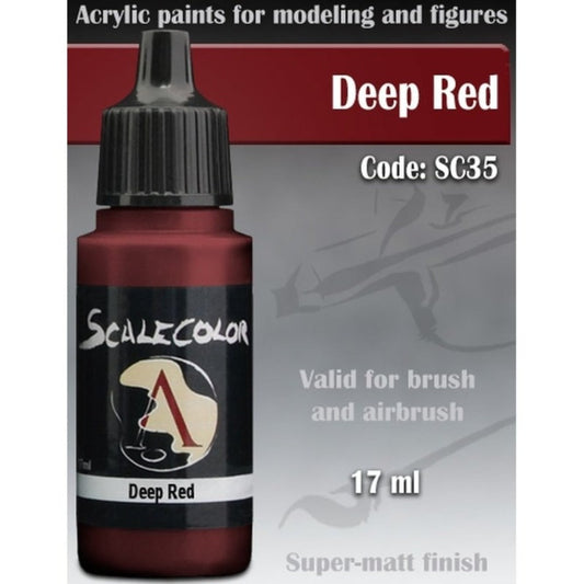 Scale 75 Scalecolor Deep Red 17ml Scalecolor Paints Scale 75 Default Title  