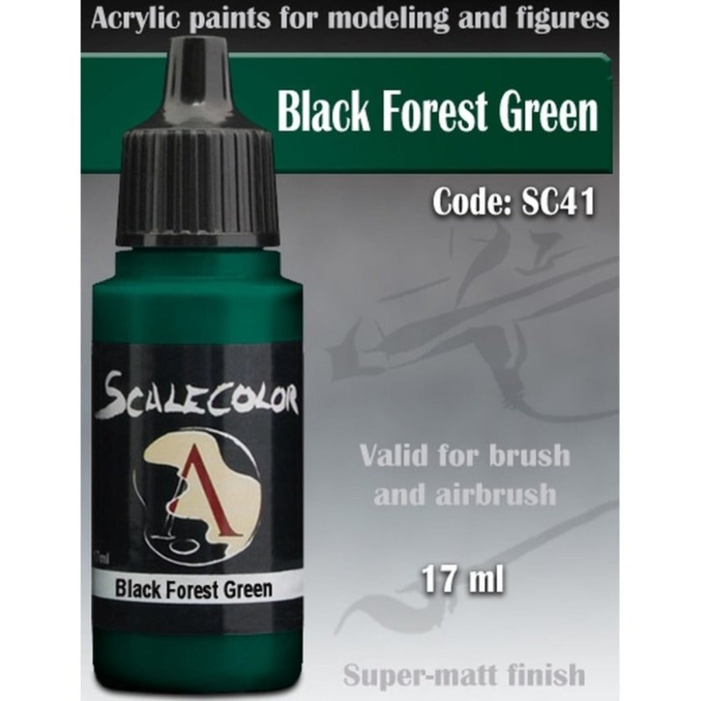Scale 75 Scalecolor Black Forest Green 17ml Scalecolor Paints Scale 75 Default Title  