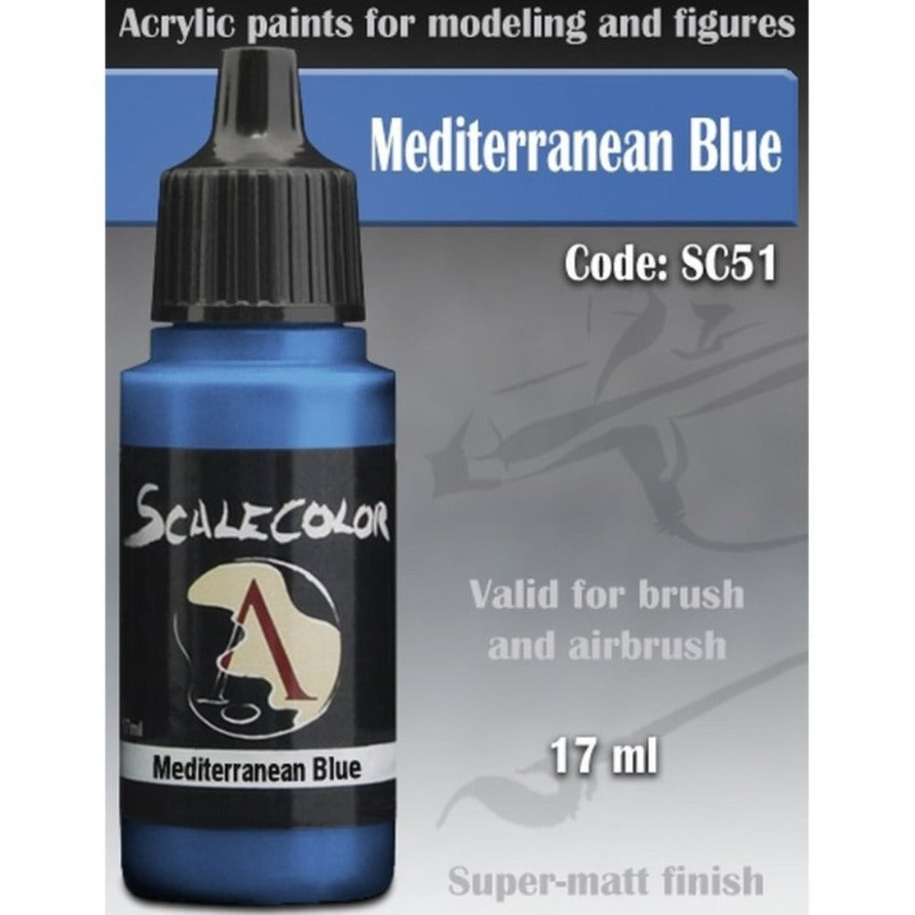 Scale 75 Scalecolor Mediterranean Blue 17ml Scalecolor Paints Scale 75   