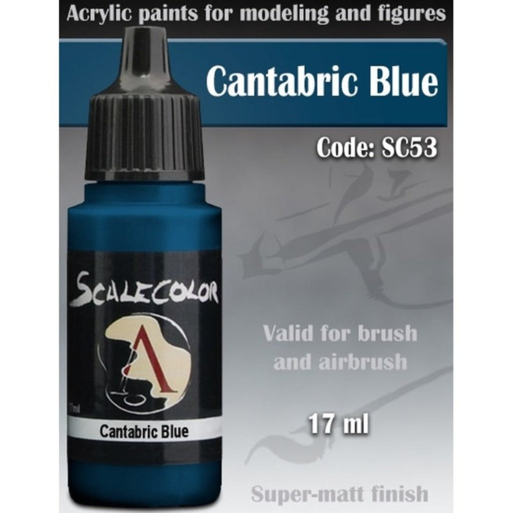 Scale 75 Scalecolor Cantabric Blue 17ml Scalecolor Paints Scale 75 Default Title  
