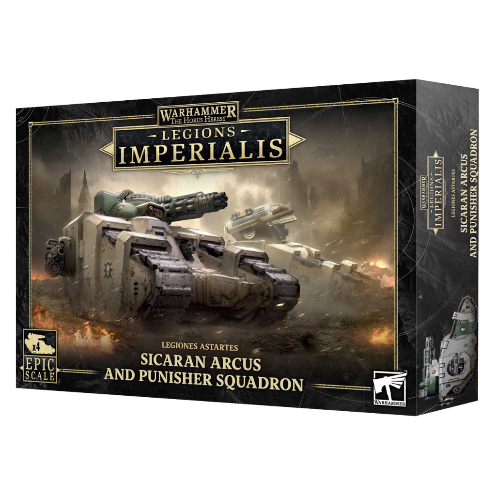 Legions Imperialis: Sicaran Arcus and Punisher Squadron Legions Imperialis Games Workshop Default Title