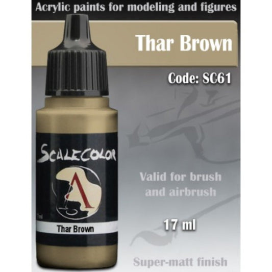 Scale 75 Scalecolor Thar Brown 17ml Scalecolor Paints Scale 75   