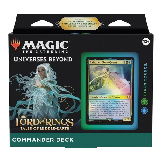 Magic The Gathering - Lord of the Rings: Elven Council Commander Deck Magic The Gathering Wizards of the Coast Default Title  