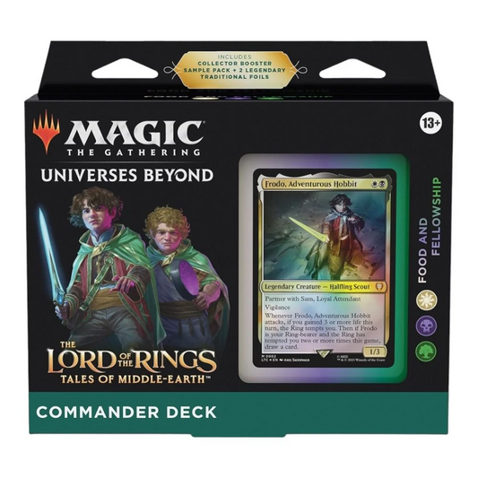 Magic The Gathering - Lord of the Rings: Food & Fellowship Commander Deck Magic The Gathering Wizards of the Coast Default Title  