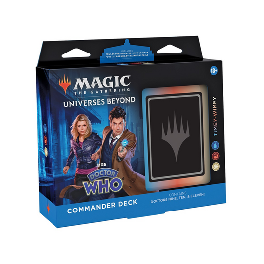 Magic: The Gathering Doctor Who Commander Deck – Timey-Wimey Magic The Gathering Wizards   