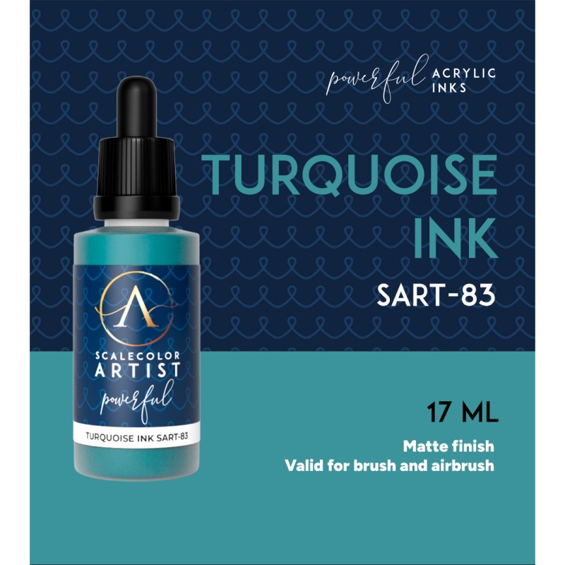 Scalecolor Artist 17ml Turquoise Ink Scalecolor Artist Scale 75 Default Title  