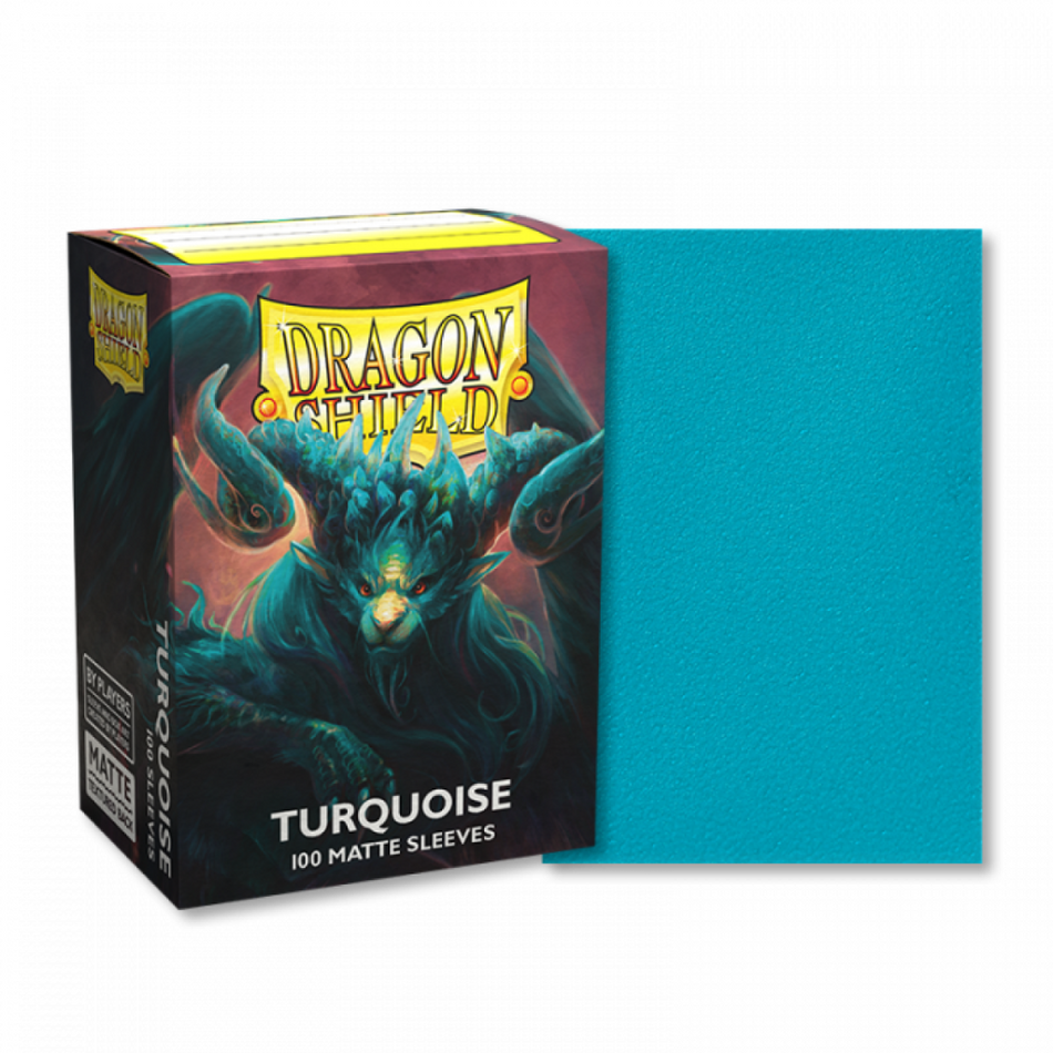 Dragon Shield Matte Sleeves - Turquoise Card Sleeves Dragon Shield Default Title  