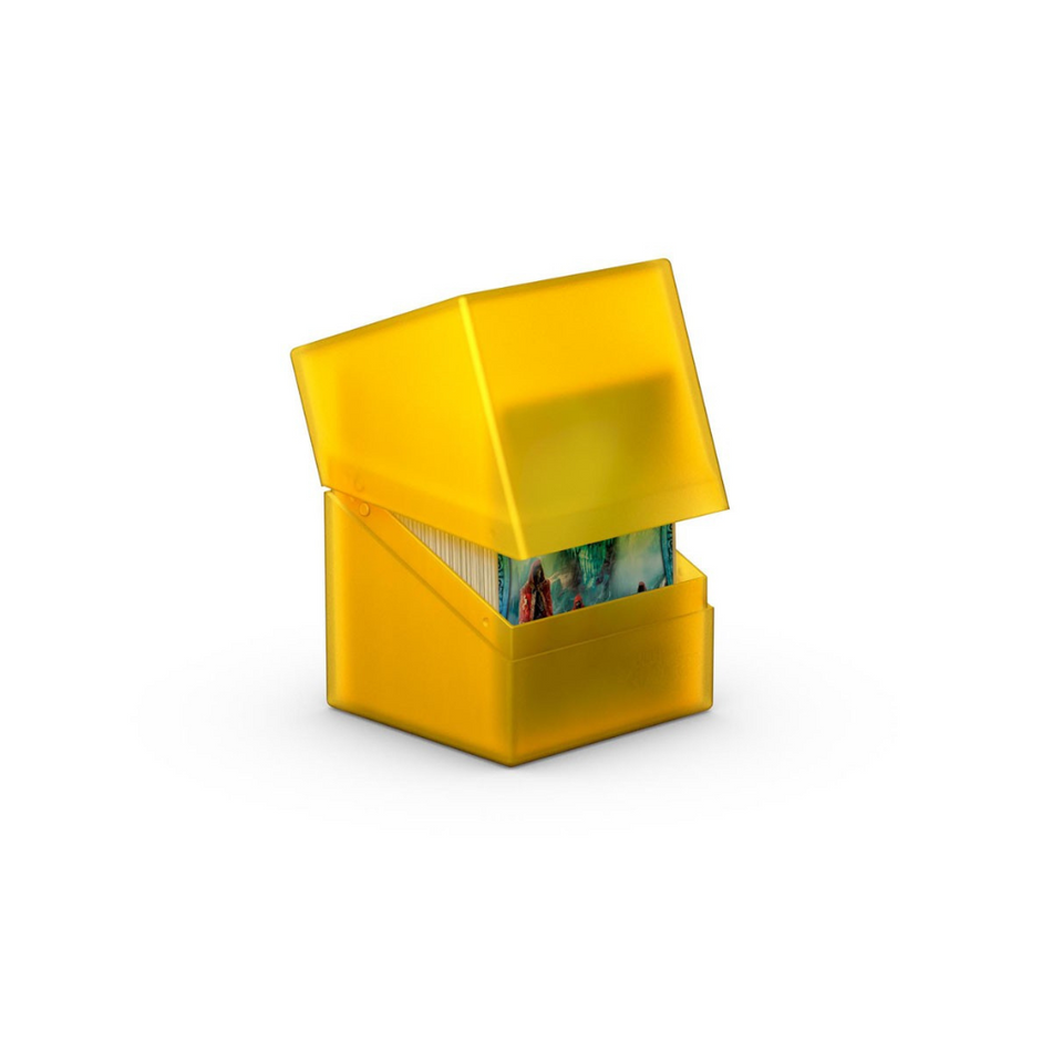 Ultimate Guard Boulder Deck Case 100+ Standard Size Amber Deck Box Deck Box Ultimate Guard Default Title  