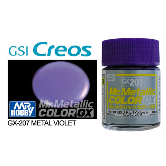 GN GX207 Mr Metallic Color GX Violet Mr Hobby Paints Mr Hobby   