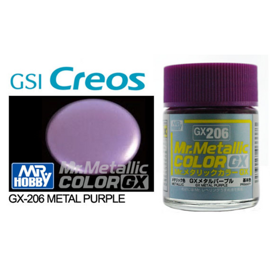 GN GX206 Mr Metallic Color GX Purple Mr Hobby Paints Mr Hobby   