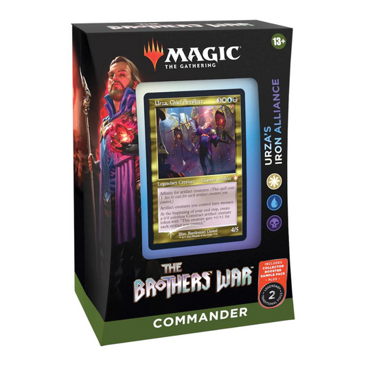 The Brothers' War Commander Deck - Urza's Iron Alliance Magic The Gathering Wizards   