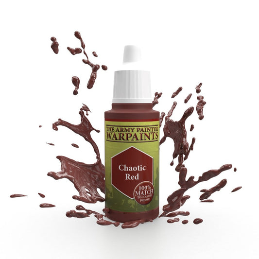 Army Painter Warpaints - Chaotic Red Acrylic Paint 18ml Army Painter Warpaints War and Peace Games Default Title  