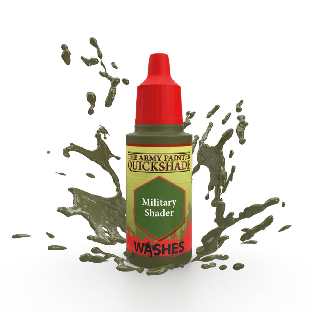 Army Painter Washes - Military Shader 18ml Army Painter Inks War and Peace Games Default Title  