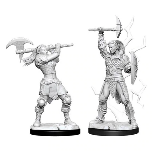 D&D Nolzurs Marvelous Unpainted Miniatures Female Goliath Barbarian Dungeons & Dragons Lets Play Games   