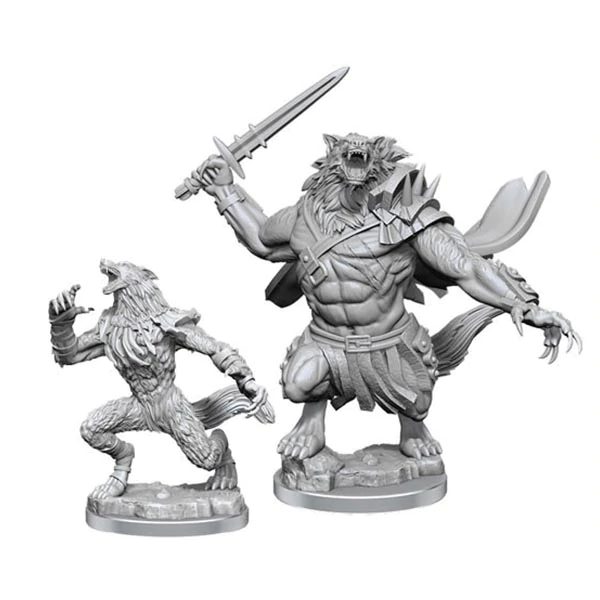 Magic the Gathering Unpainted Miniatures Arlinn Kord & Tovolar Dungeons & Dragons Lets Play Games   