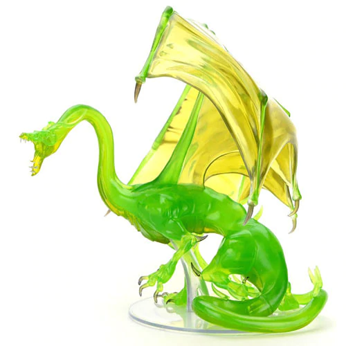 D&D Icons of the Realms Adult Emerald Dragon Premium Figure Dungeons & Dragons Lets Play Games   