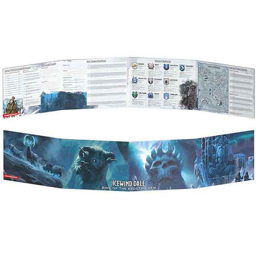 D&D Icewind Dale Rime of the Frostmaiden DM Screen Dungeons & Dragons Gale Force Nine   