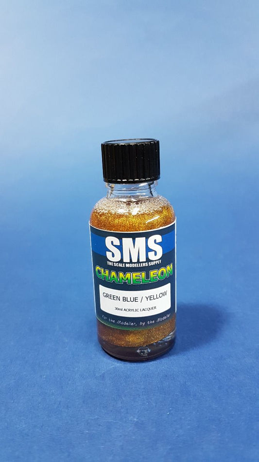Chameleon BLUE GREEN/YELLOW 30ml SMS Paints The Scale Modellers Supply   