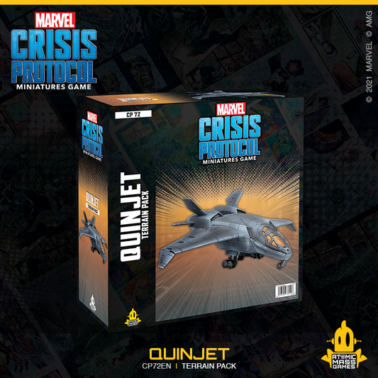 Marvel Crisis Protocol Miniatures Game Quinjet Terrain Pack Marvel Crisis Protocol Atomic Mass Games Default Title  