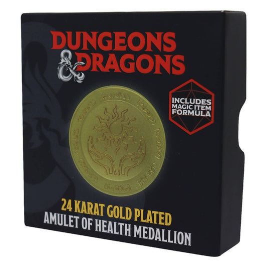 D&D Dungeons & Dragons 24k Gold Plated Medallion Dungeons & Dragons Wizards of the Coast Default Title  