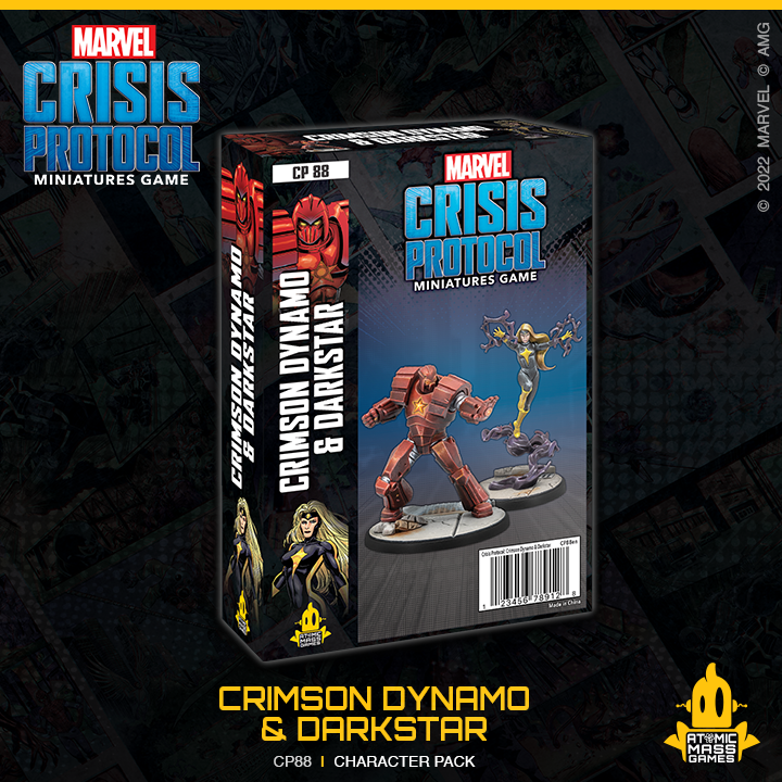 Marvel Crisis Protocol Miniatures Game Crimson Dynamo & Dark Star Marvel Crisis Protocol Atomic Mass Games Default Title  