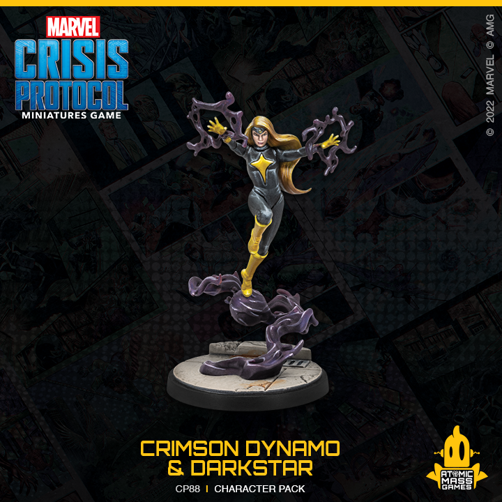 Marvel Crisis Protocol Miniatures Game Crimson Dynamo & Dark Star Marvel Crisis Protocol Atomic Mass Games   