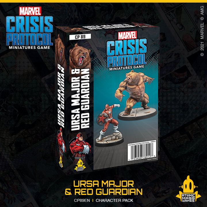 Marvel Crisis Protocol Miniatures Game Ursa Major & Red Guardian Marvel Crisis Protocol Atomic Mass Games Default Title  