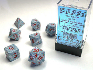 Chessex Polyhedral 7-Die Set Speckled Air Gaming Dice Chessex Dice   