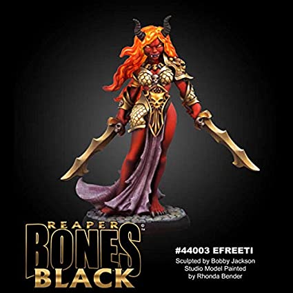 Ziba, Female Efreeti Reaper Bones Black Reapermini   