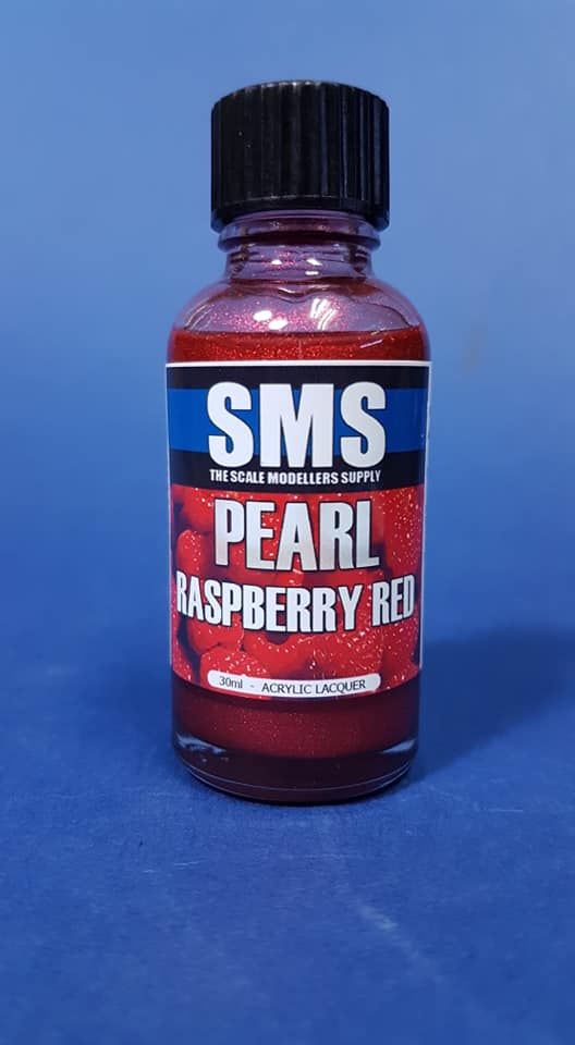 Pearl RASPBERRY RED 30ml SMS Paints The Scale Modellers Supply   