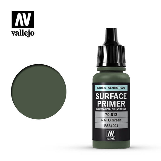 70.612 Vallejo Auxiliary Surface Primer NATO Green Vallejo Auxiliary Vallejo   