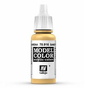 (009) 70.916 Model Color Sand Yellow Vallejo Model Color Vallejo   