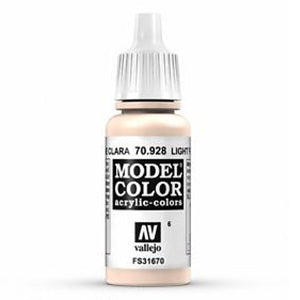 (006) 70.928 Model Color Light Flesh Vallejo Model Color Vallejo   