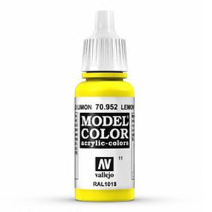 (011) 70.952 Model Color Lemon Yellow Vallejo Model Color Vallejo   
