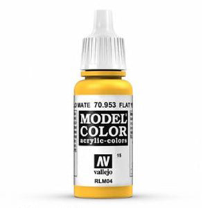 (015) 70.953 Model Color Flat Yellow Vallejo Model Color Vallejo   