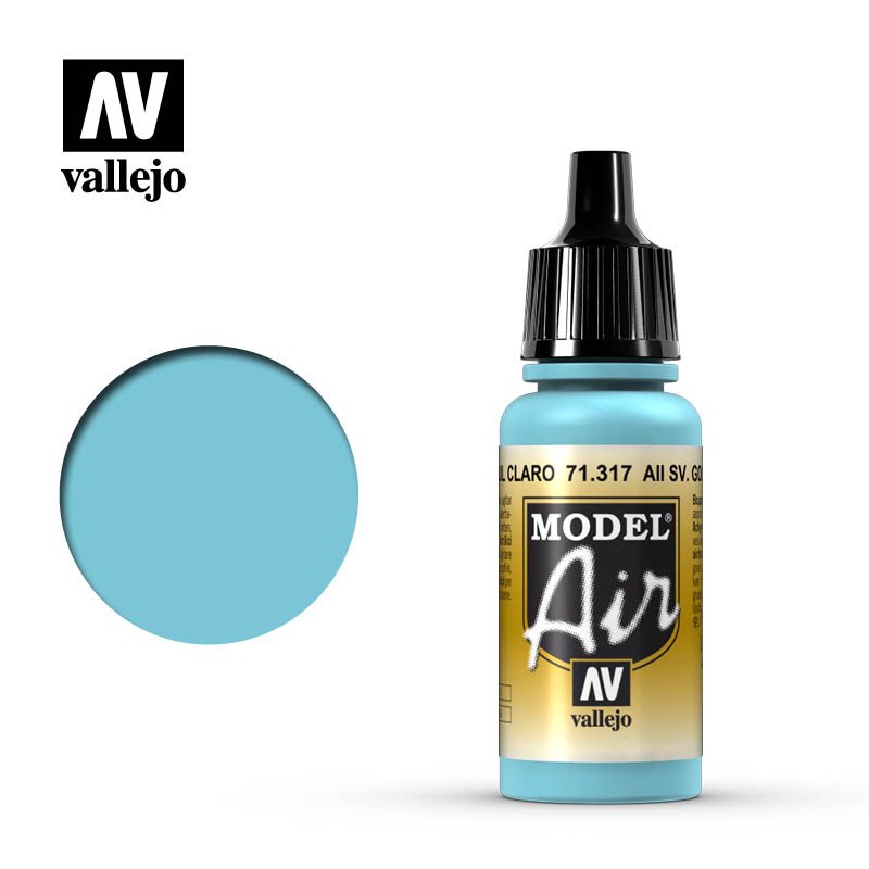 71.317 Model Air AII SV. Gol Light Blue Vallejo Model Air Vallejo   