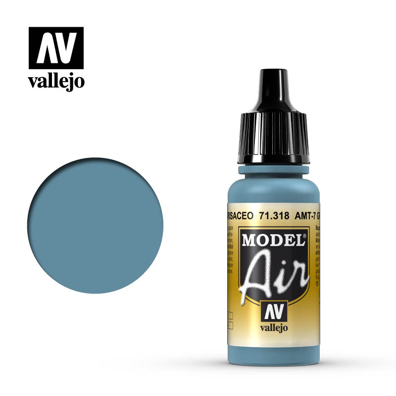 71.318 Model Air AMT-7 Greyish Blue Vallejo Model Air Vallejo   
