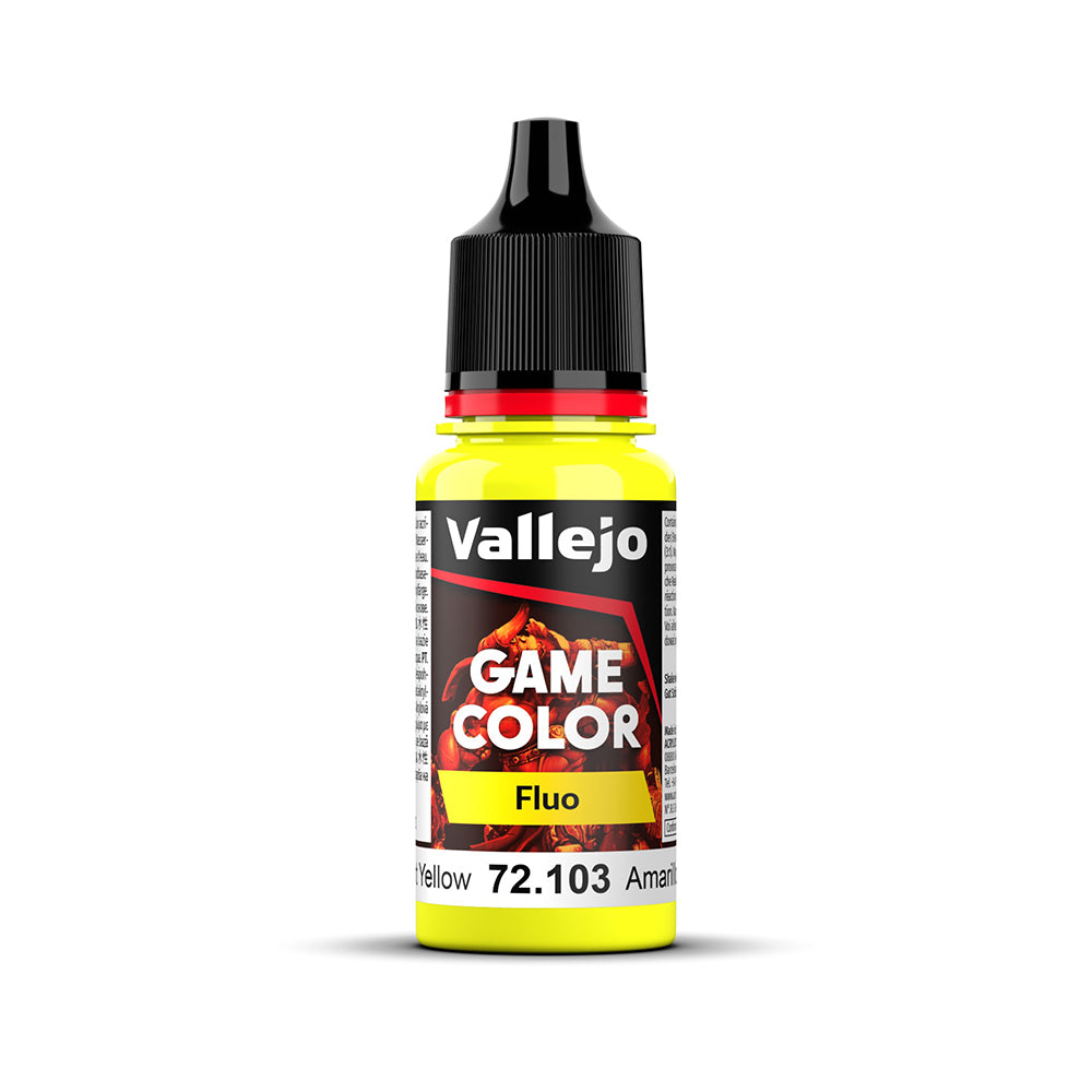 72.103 Game Color Fluo Yellow Vallejo Game Color Vallejo Default Title  