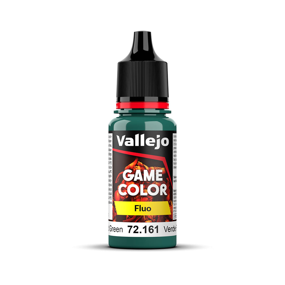 72.161 Game Colour - Fluorescent Cold Green 18ml Vallejo Game Color Vallejo Default Title  