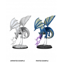 D&D Nolzurs Marvelous Unpainted Miniatures Young Blue Dragon Dungeons & Dragons WizKids   