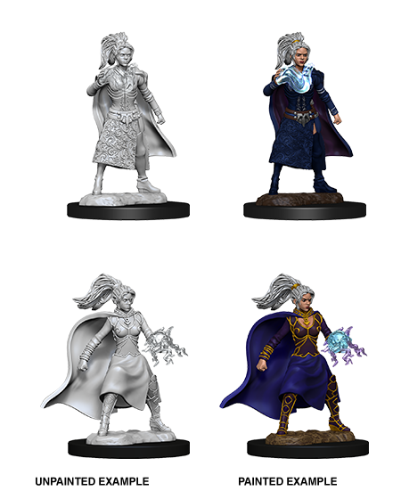D&D Nolzurs Marvelous Unpainted Miniatures Female Sorcerer Dungeons & Dragons WizKids   
