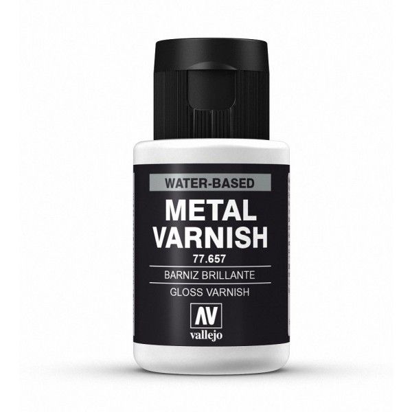 77.657 Gloss Metal Varnish - Vallejo Metal Color Paints Vallejo Metal Color   