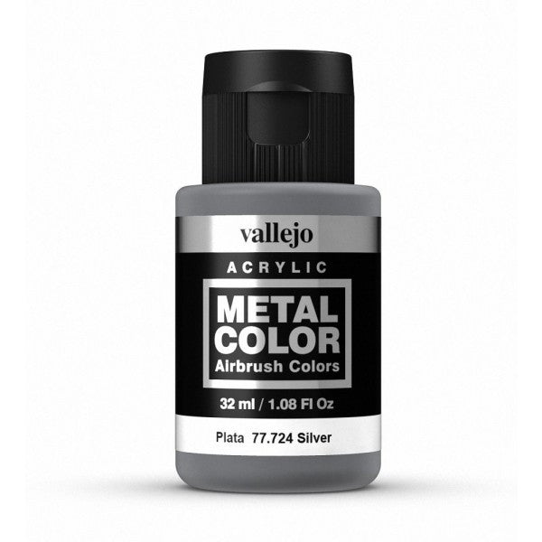 77.724 Silver - Vallejo Metal Color Paints Vallejo Metal Color   