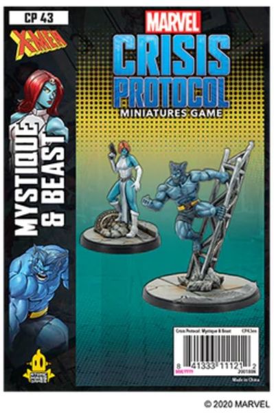 Marvel Crisis Protocol Miniatures Game Beast and Mystique Marvel Crisis Protocol Lets Play Games   
