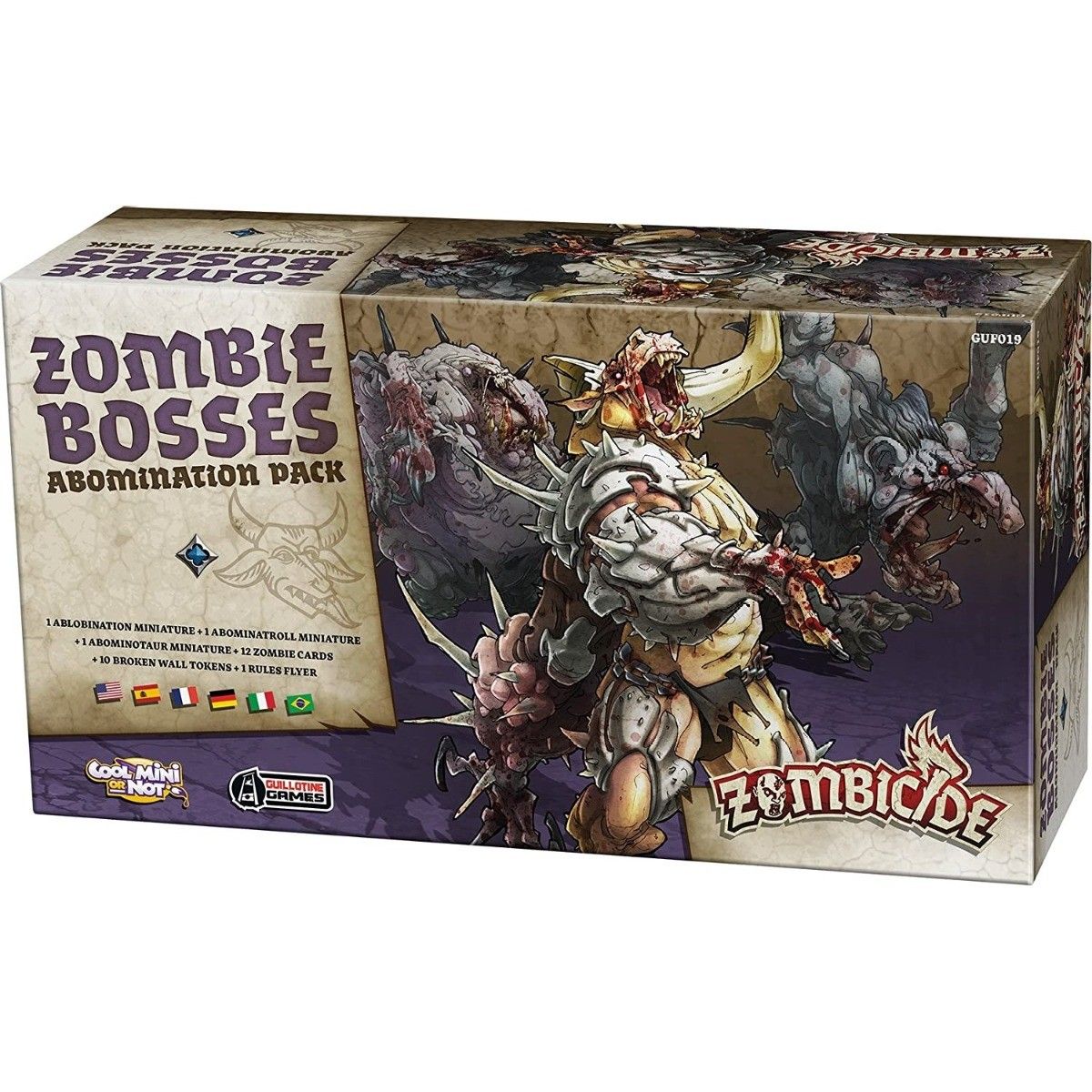 Zombicide Black Plague Zombie Bosses Board Games CMON   