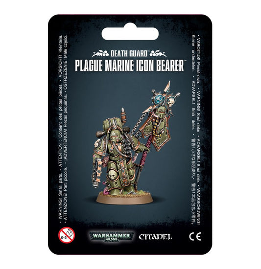 Plague Marine Icon Bearer Death Guard Games Workshop   