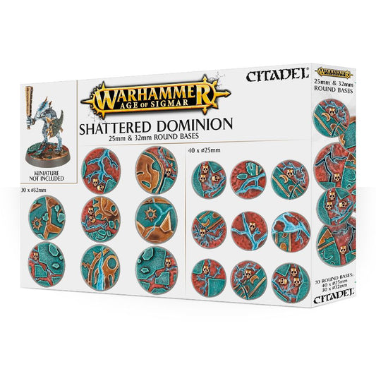 Shattered Dominion 25 & 32mm Round Bases Games Workshop Terrain Games Workshop   