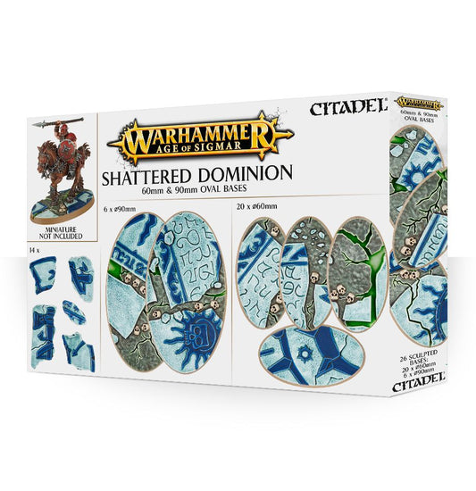 Shattered Dominion 60 & 90mm Oval Bases Games Workshop Terrain Games Workshop   