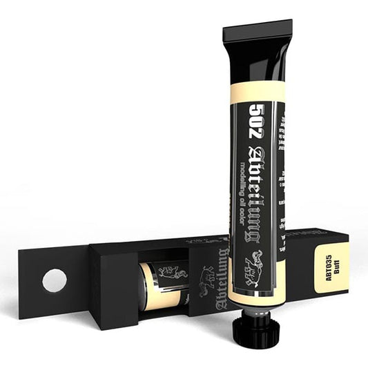 ABT035 AK Interactive Abteilung 502 Oils - Buff Craft Paint, Ink & Glaze Lets Play Games   