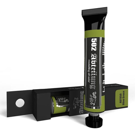 ABT050 AK Interactive Abteilung 502 Oils - Olive Green Craft Paint, Ink & Glaze Lets Play Games   